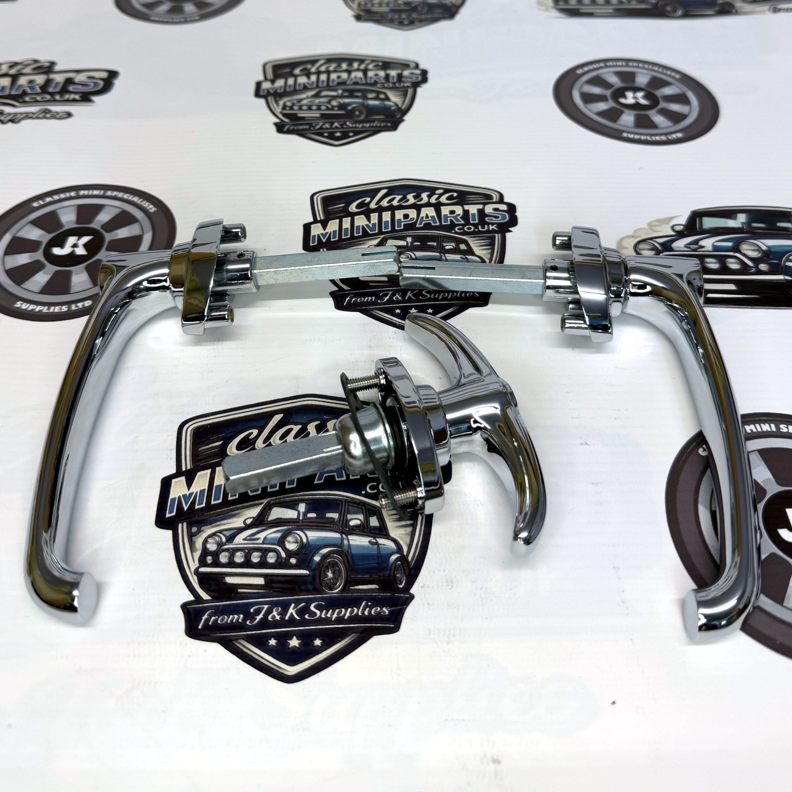 Chrome Door Handle Set With Keys – Mk1 / Mk2