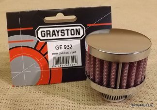 13Mm Breather Vent Filter – Chrome