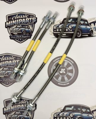 Braided Brake Hose – Car Set – Front Disc Brakes