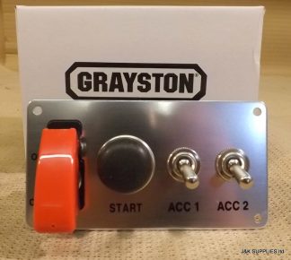 Grayston Ignition Switch And Push Button Start + 2 Accessory Switches