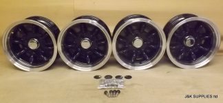 JBW Superlight 12x6 Black Machined Lip ET0